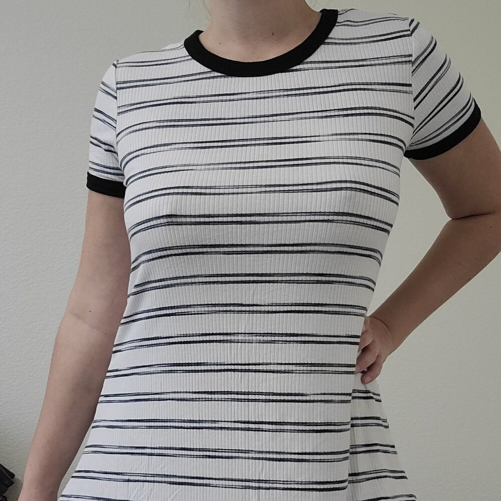 Striped white sundress MIMI CHICA